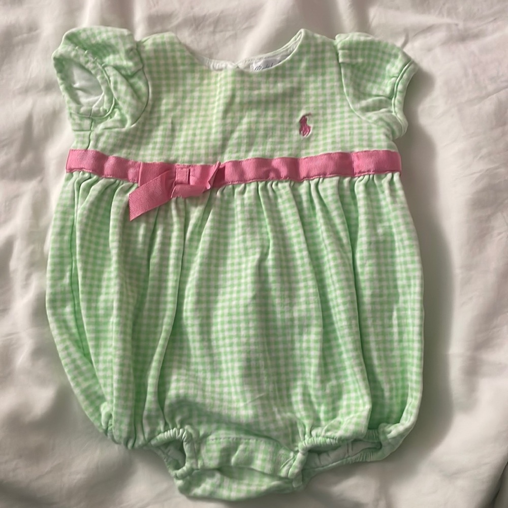 Ralph Lauren baby girl bubble